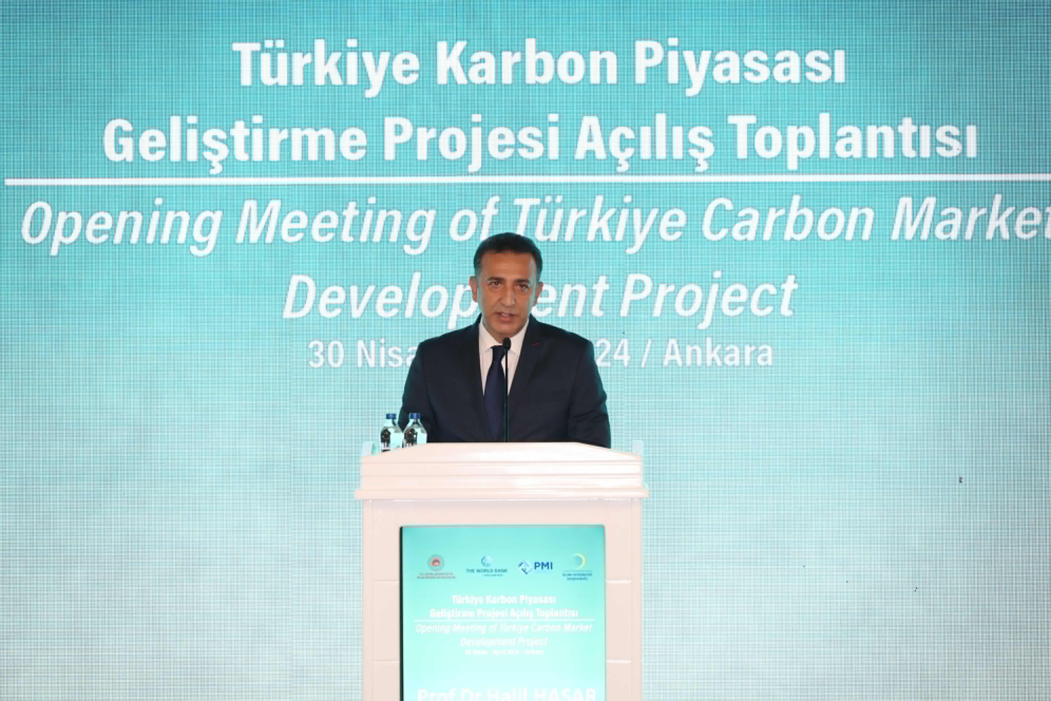 Türkiye Karbon Piyasası Geliştirme Projesi Açılışı T.C. Çevre, Şehircilik ve İklim Değişikliği Bakanı Sayın Mehmet Özhaseki tarafından gerçekleştirildi