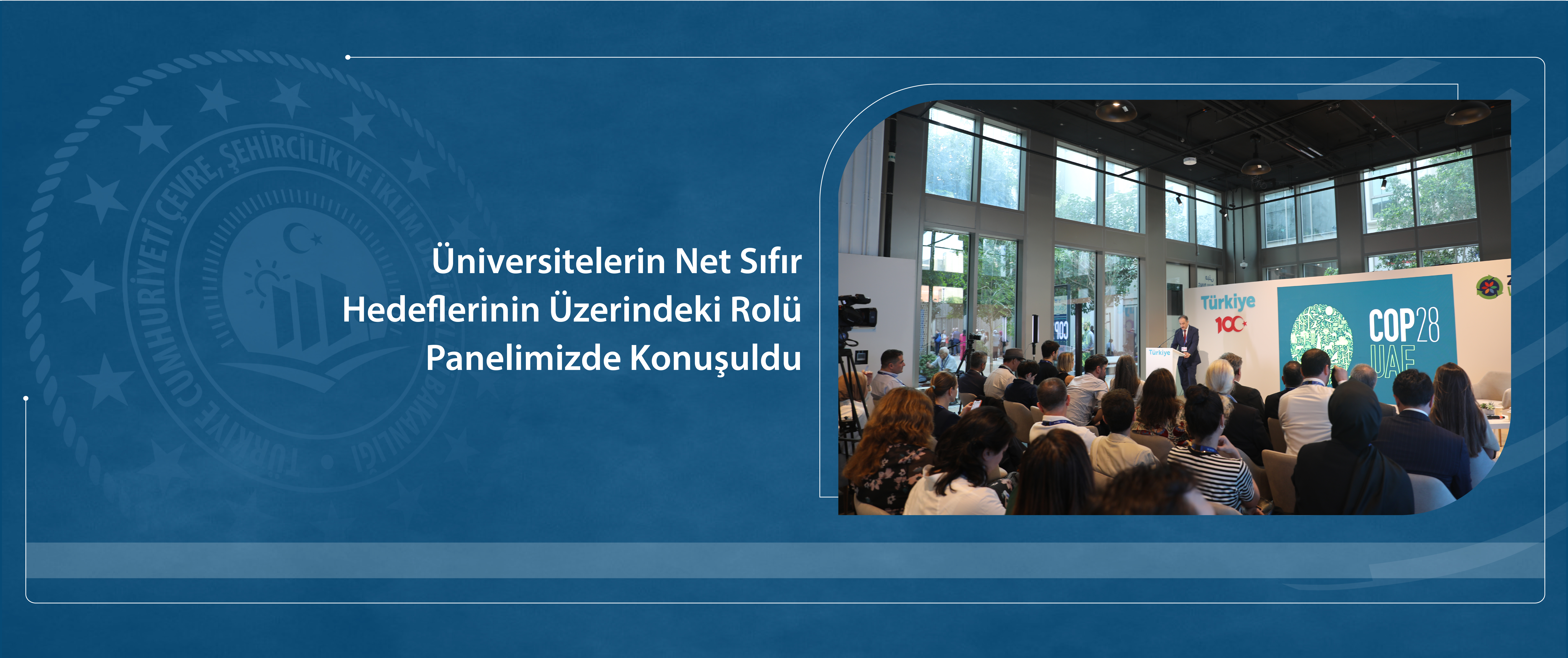 Üniversitelerin Net Sıfır Hedeflerinin Üzerindeki Rolü Panelimizde Konuşuldu.