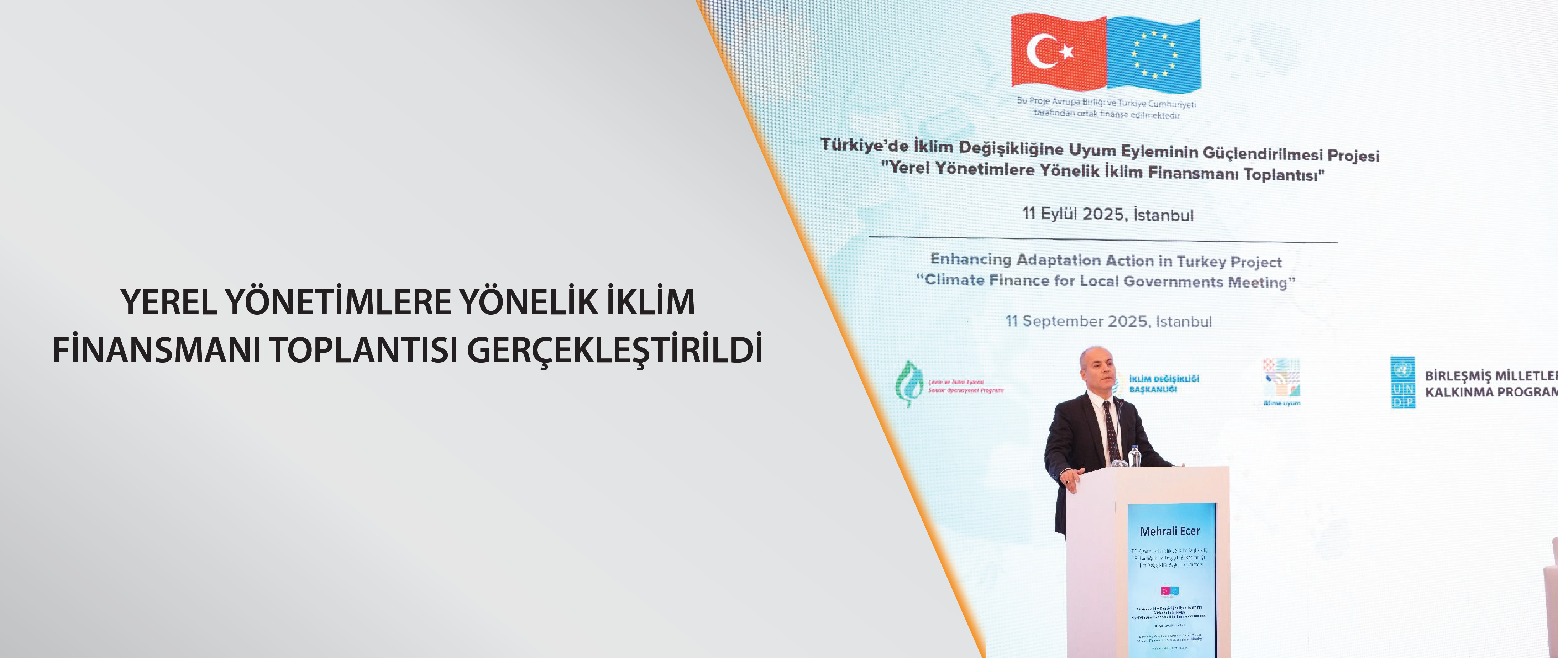 Yerel Yönetimlere Yönelik İklim Finansmanı Toplantısı Gerçekleştirildi