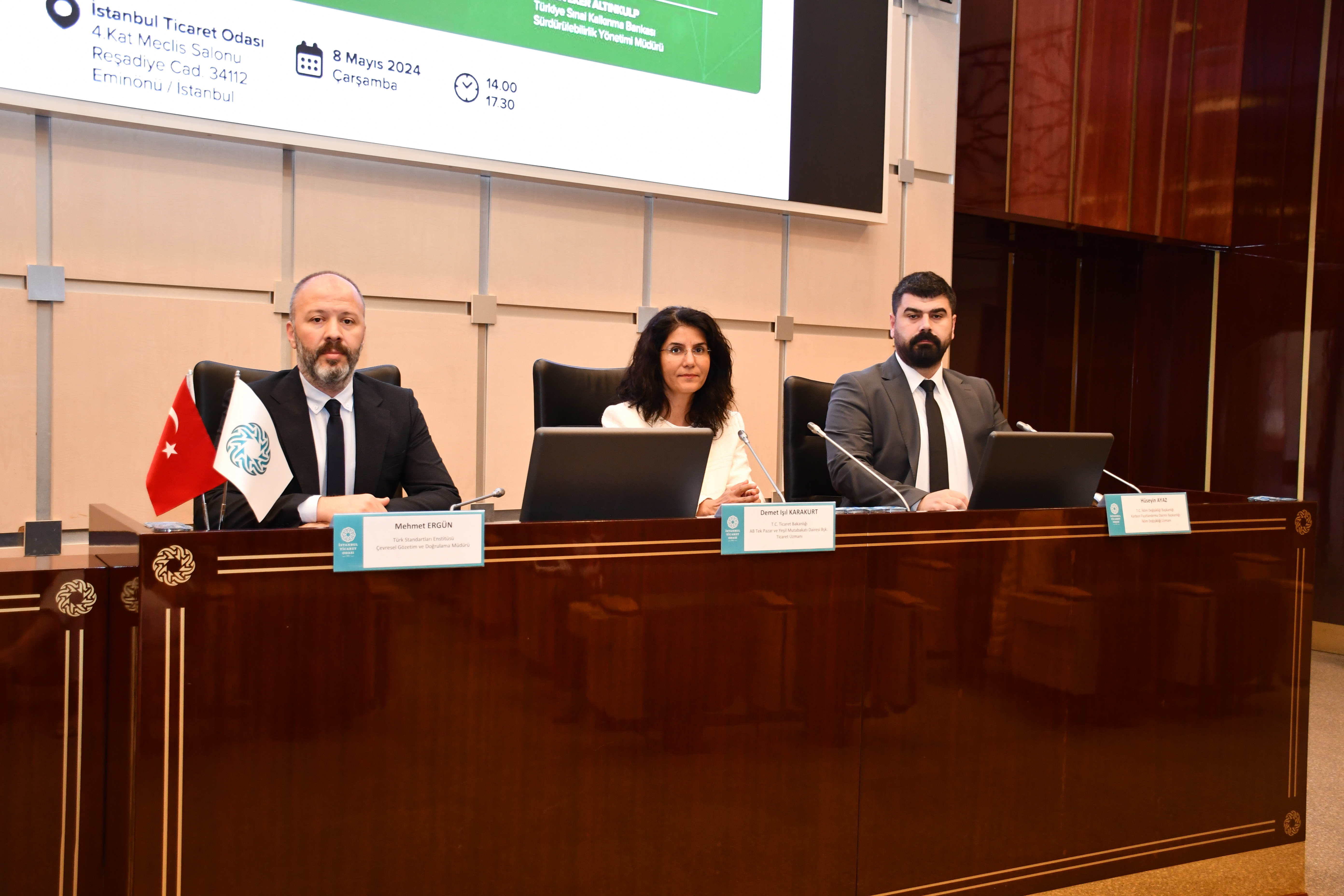 Yeşil Dönüşüm ve SKDM Bilgilendirme ve İstişare Toplantılarının İstanbul Ticaret Odası’nda gerçekleştirildi